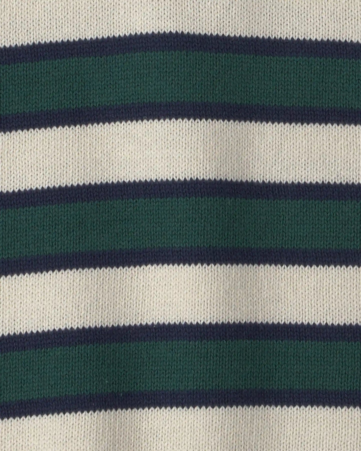 Boys Organic Cotton Sweater Knit Polo in Stripes
