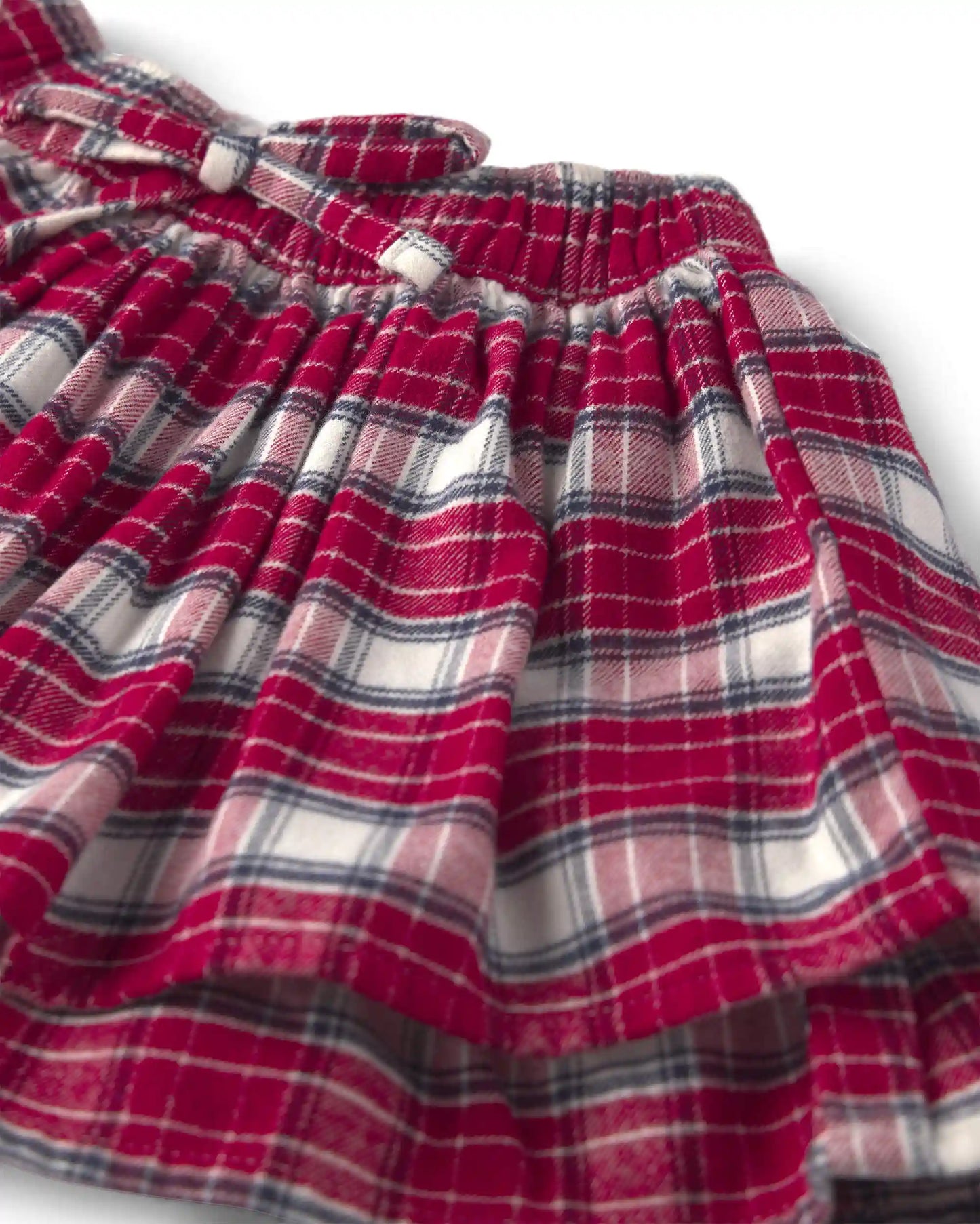 Girls Organic Cotton Flannel Skirt