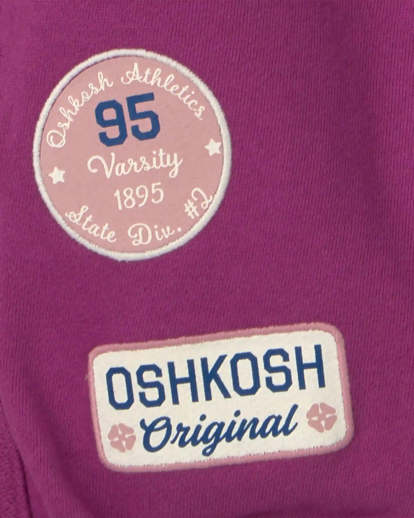 Girls French Terry Joggers - Purple