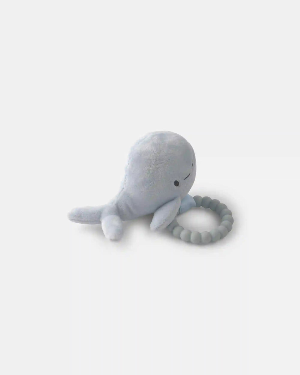 Boys Whale Plush Teether - Blue