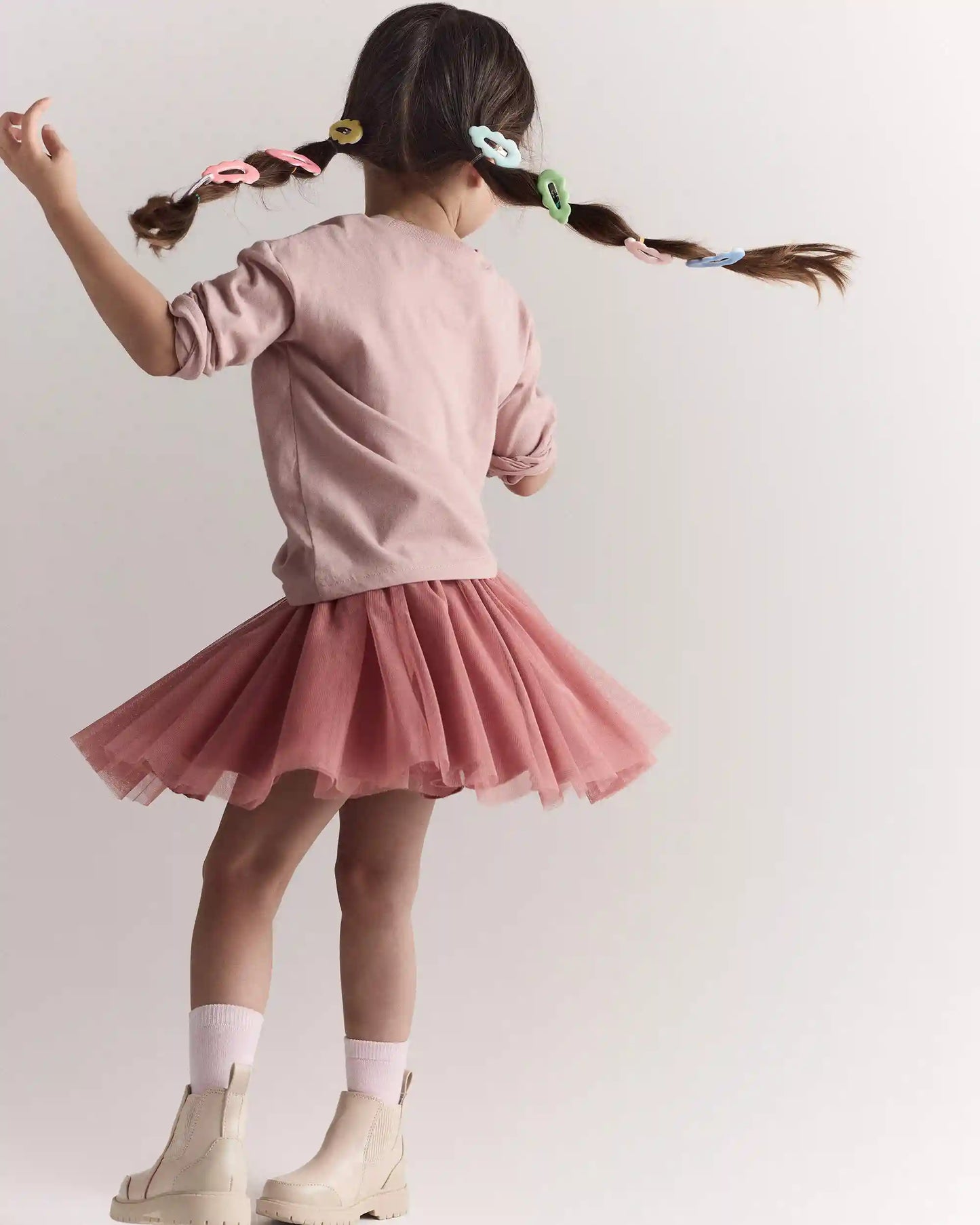 Toddler Girl Avenue Twirl™ Mini Skirt with Tulle - Pink