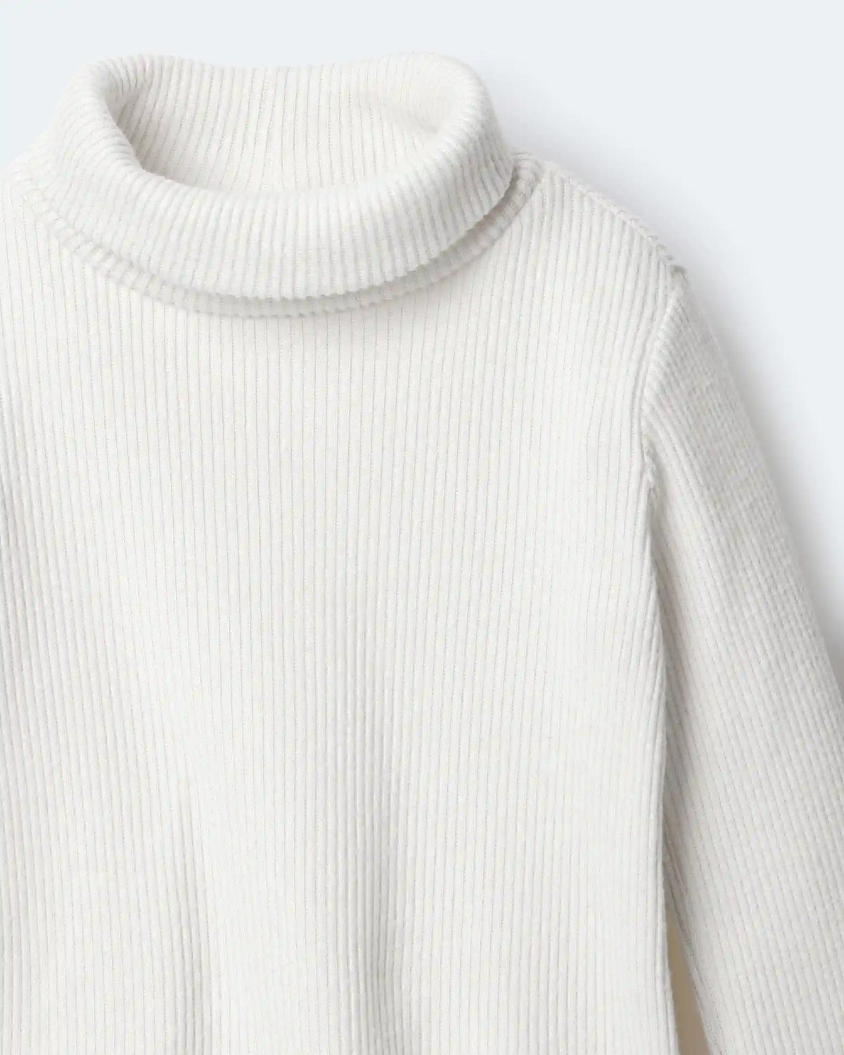 Toddler Girl Turtleneck Long-Sleeve Top - Cream
