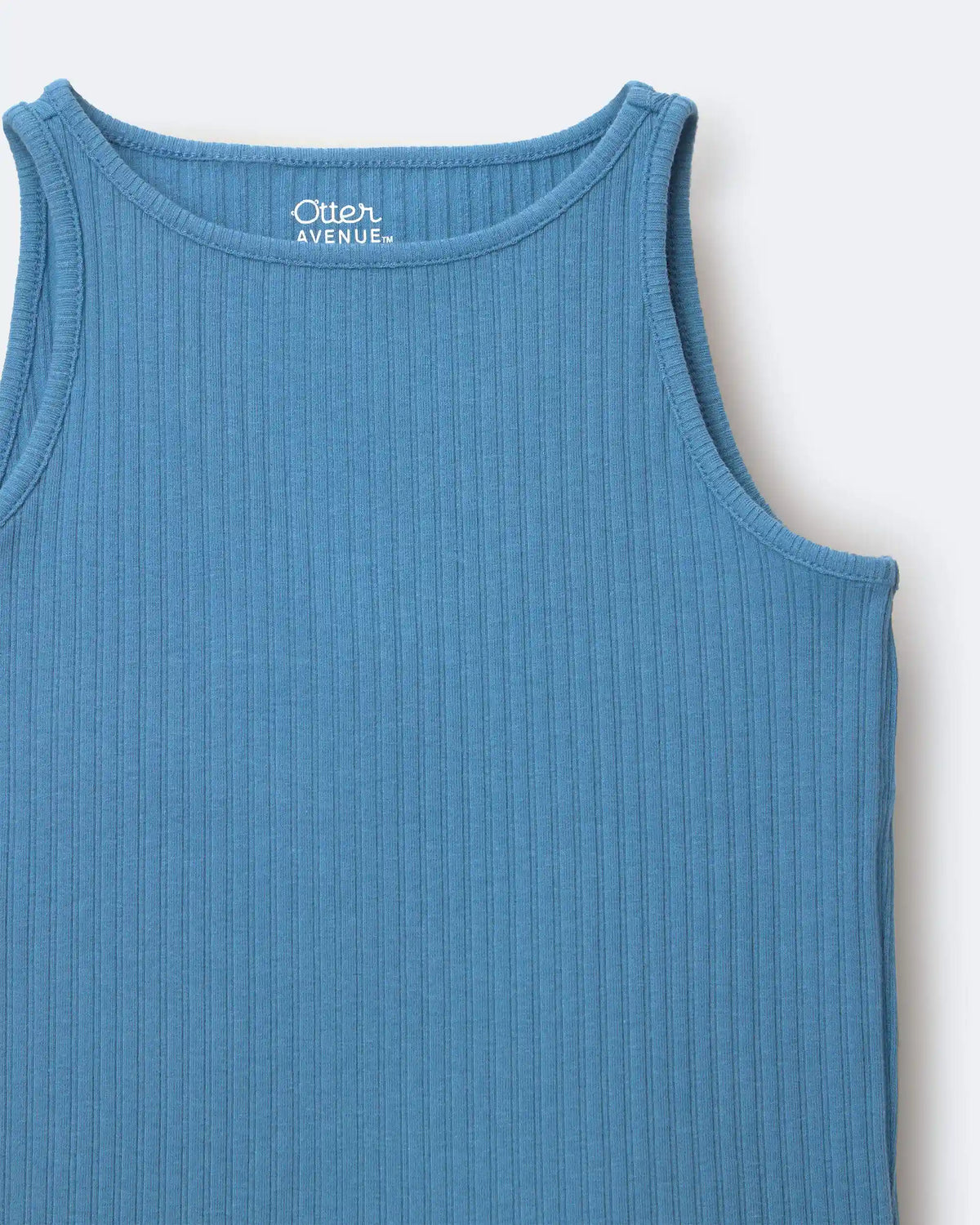 Toddler Girl Ribbed Playtime Tank Top - Blue
