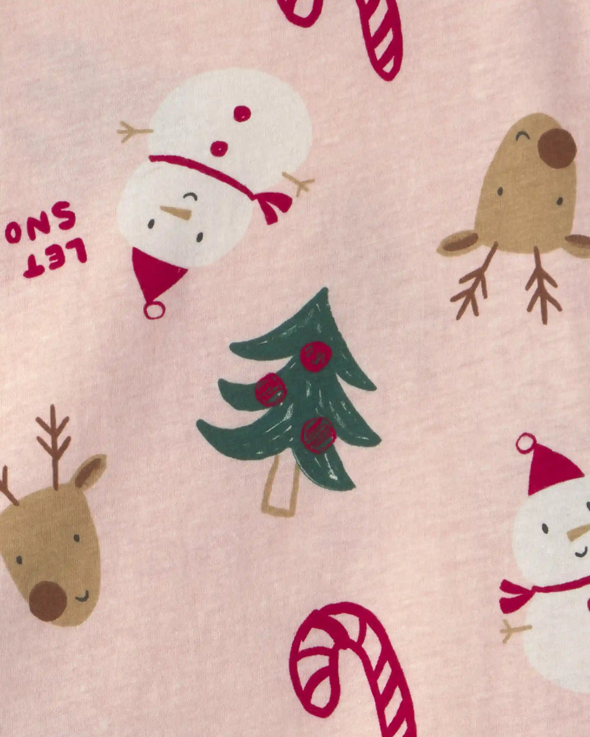Toddler Girl Christmas Long-Sleeve Top - Pink
