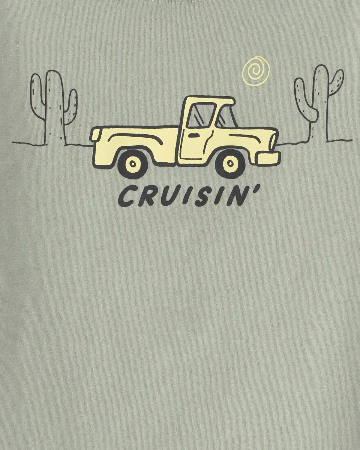 Toddler Boy 'Cruisin' Truck Long-Sleeve Graphic Tee - Green