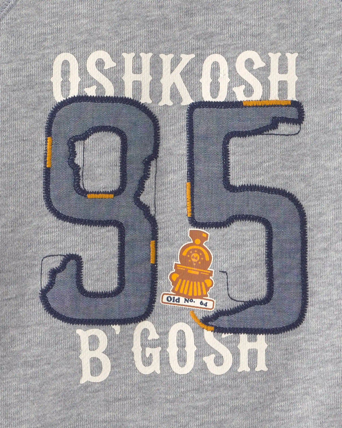 Toddler Boy 'OshKosh' French Terry Pullover Sweatshirt - Grey