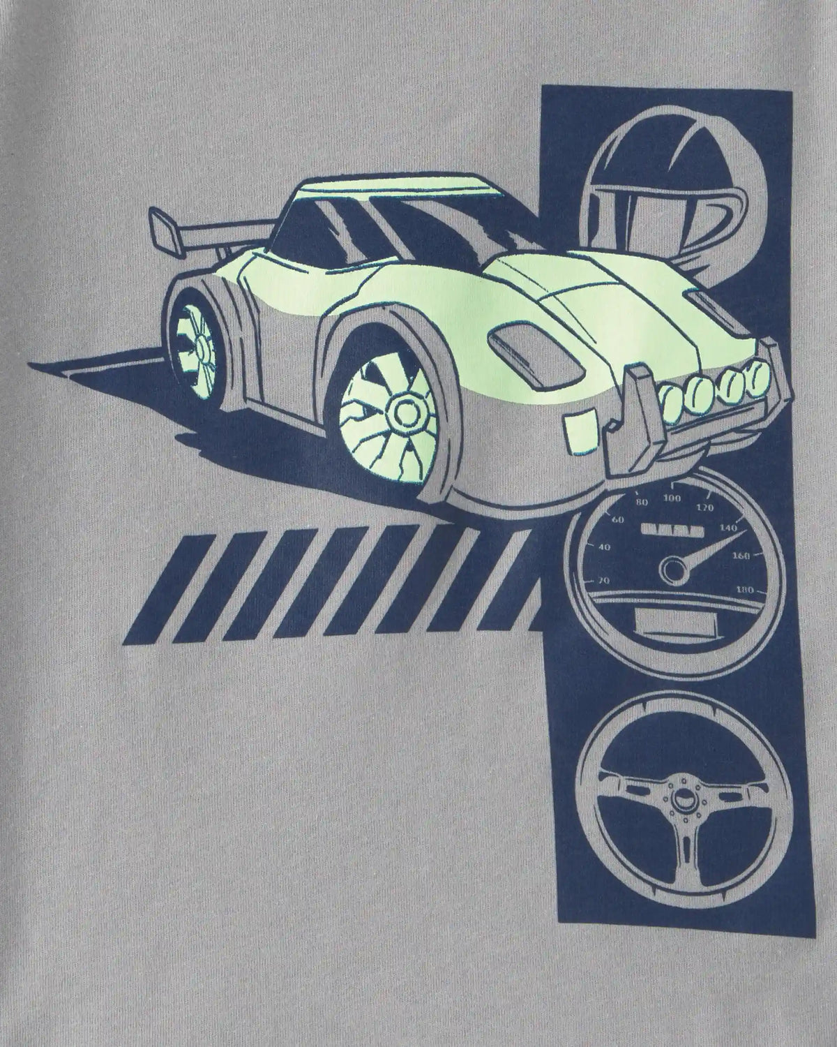 Toddler Boy 'Speed Racer' Car Long-Sleeve Graphic Tee - Grey