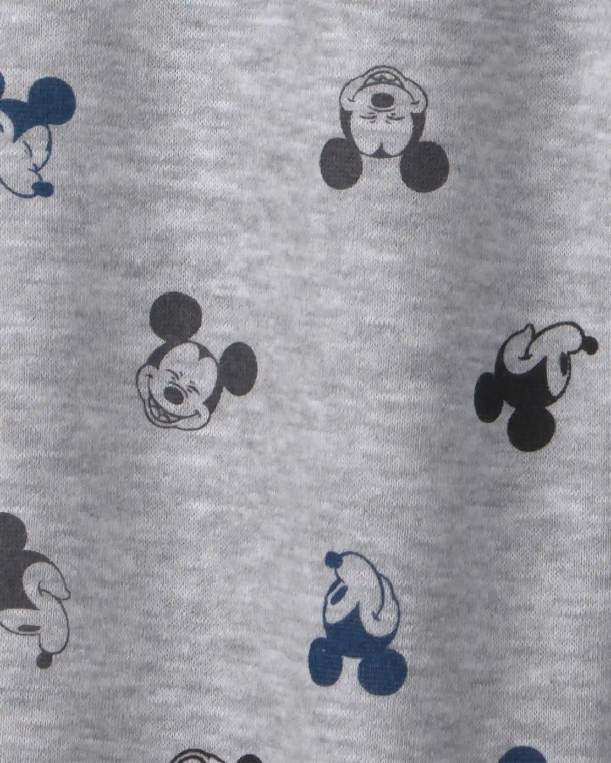 Toddler Boy 2-Piece Disney© Mickey Striped Long-Sleeve Top & Pant Set - Grey/Black