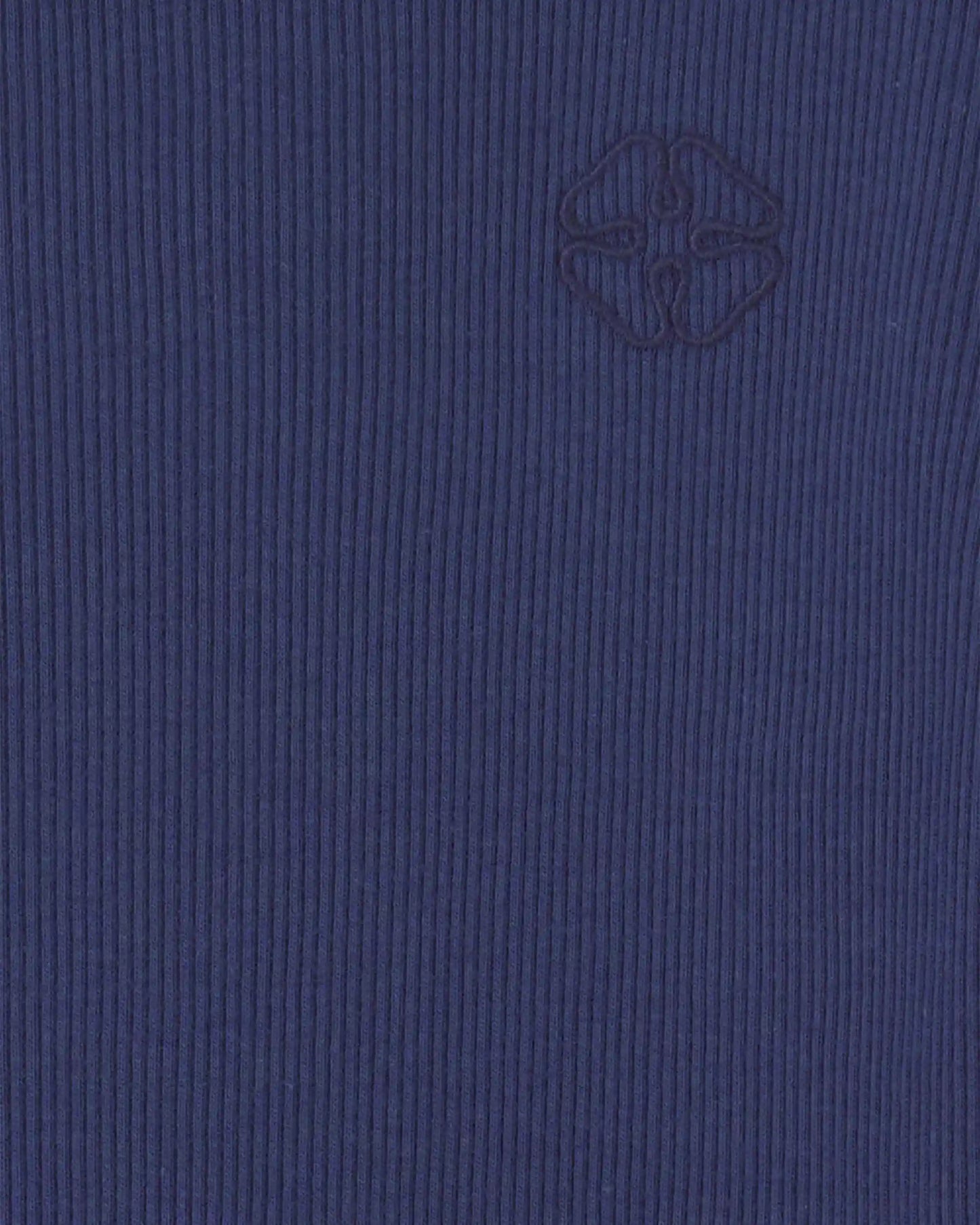 Toddler Girl Long-Sleeve Rib Top - Navy Blue