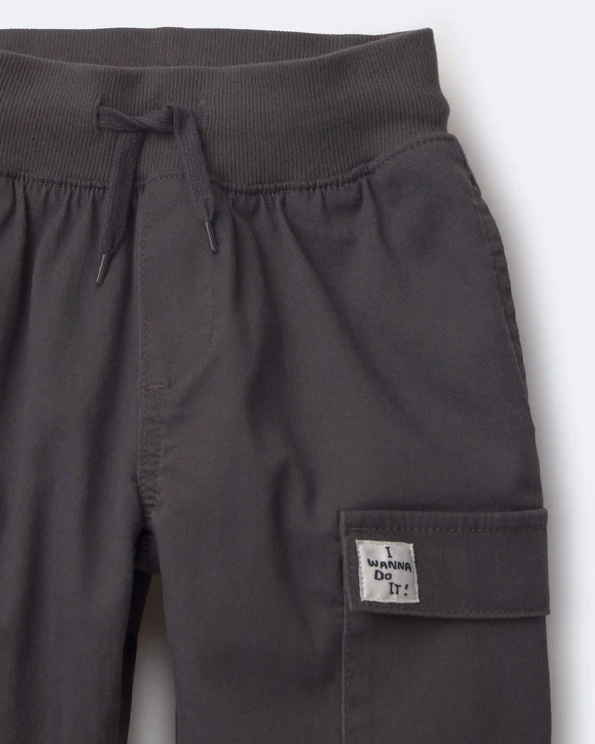 Toddler Boy Cargo Pant - Dark Grey