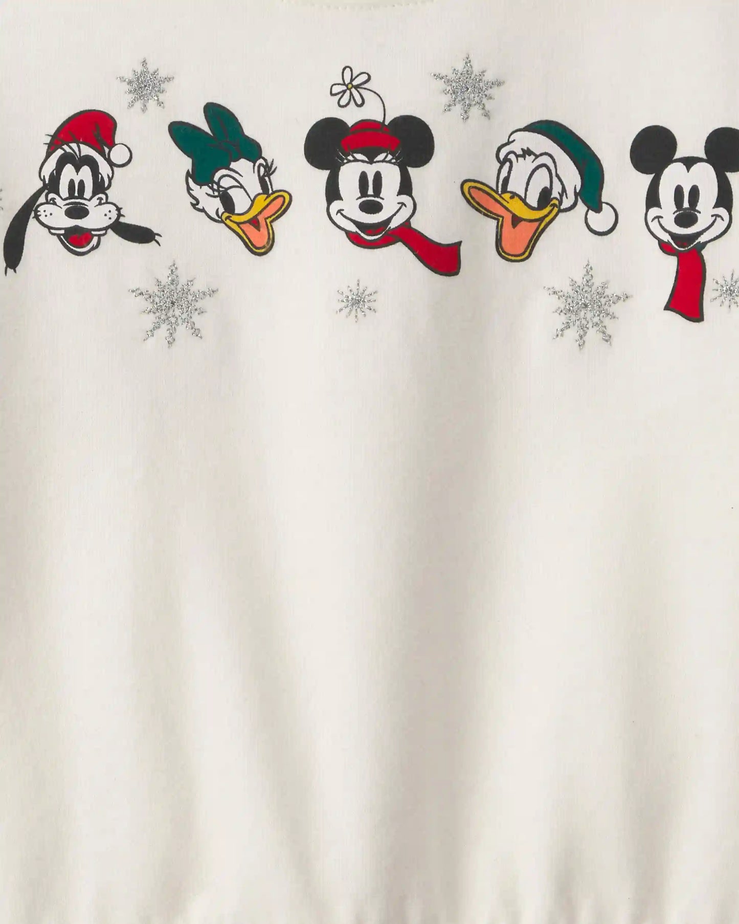 Toddler Girl Disney© Mickey Pullover Sweatshirt - Cream