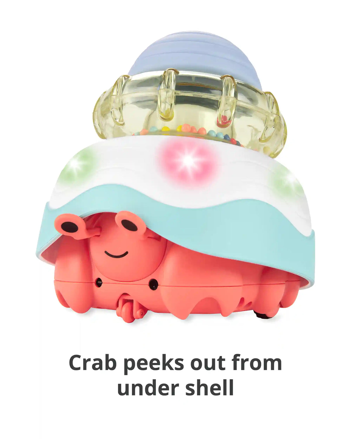 Seascape Stack & Crawl 4-in-1 Crab Baby Crawl Toy