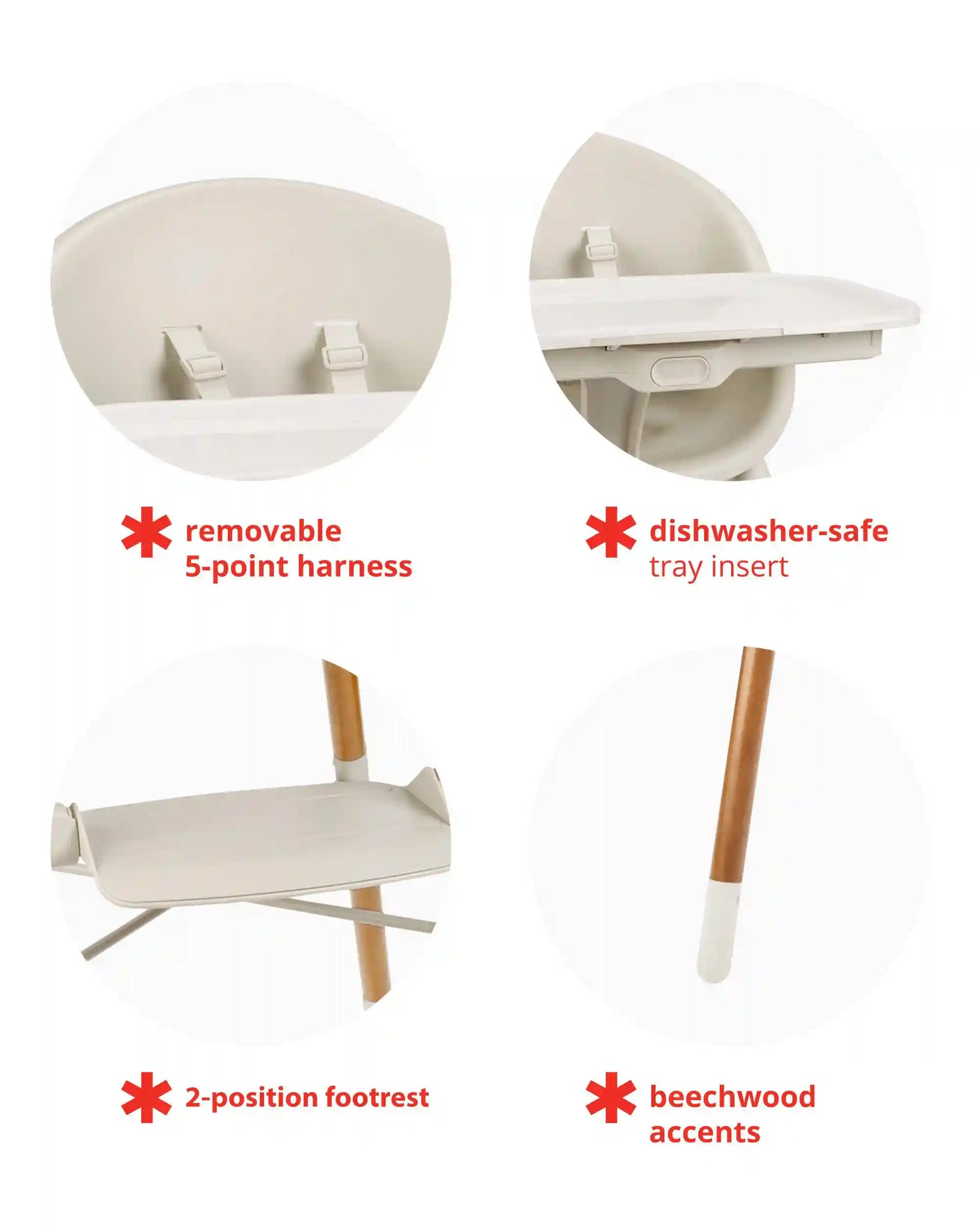 EON 4-in-1 High Chair - Oat
