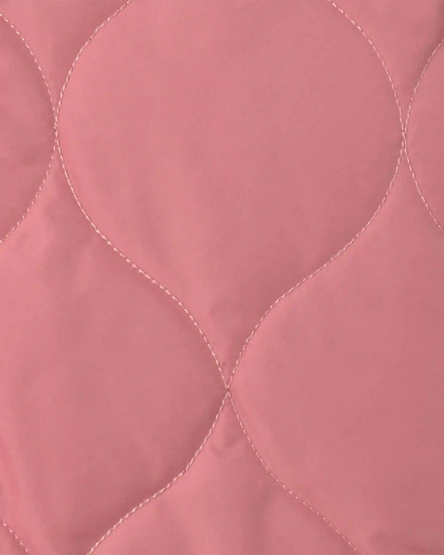 Girls Hooded Midweight Quilted Jacket - Pink