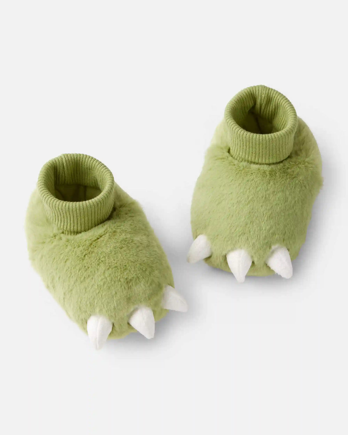 Baby Boy Dinosaur Slippers - Green