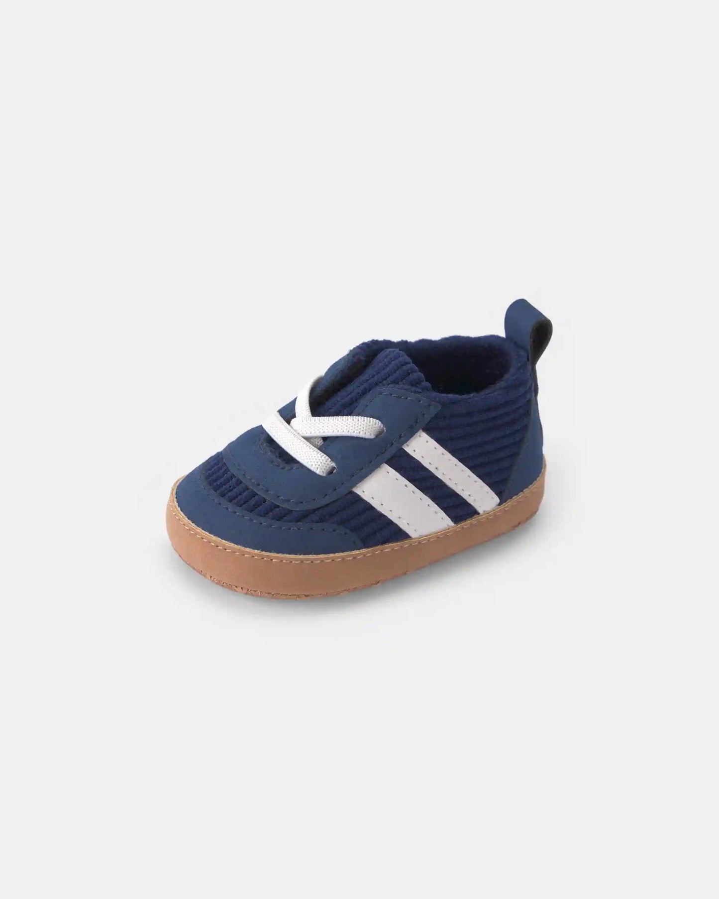 Baby Boy Striped Sneakers - Navy Blue