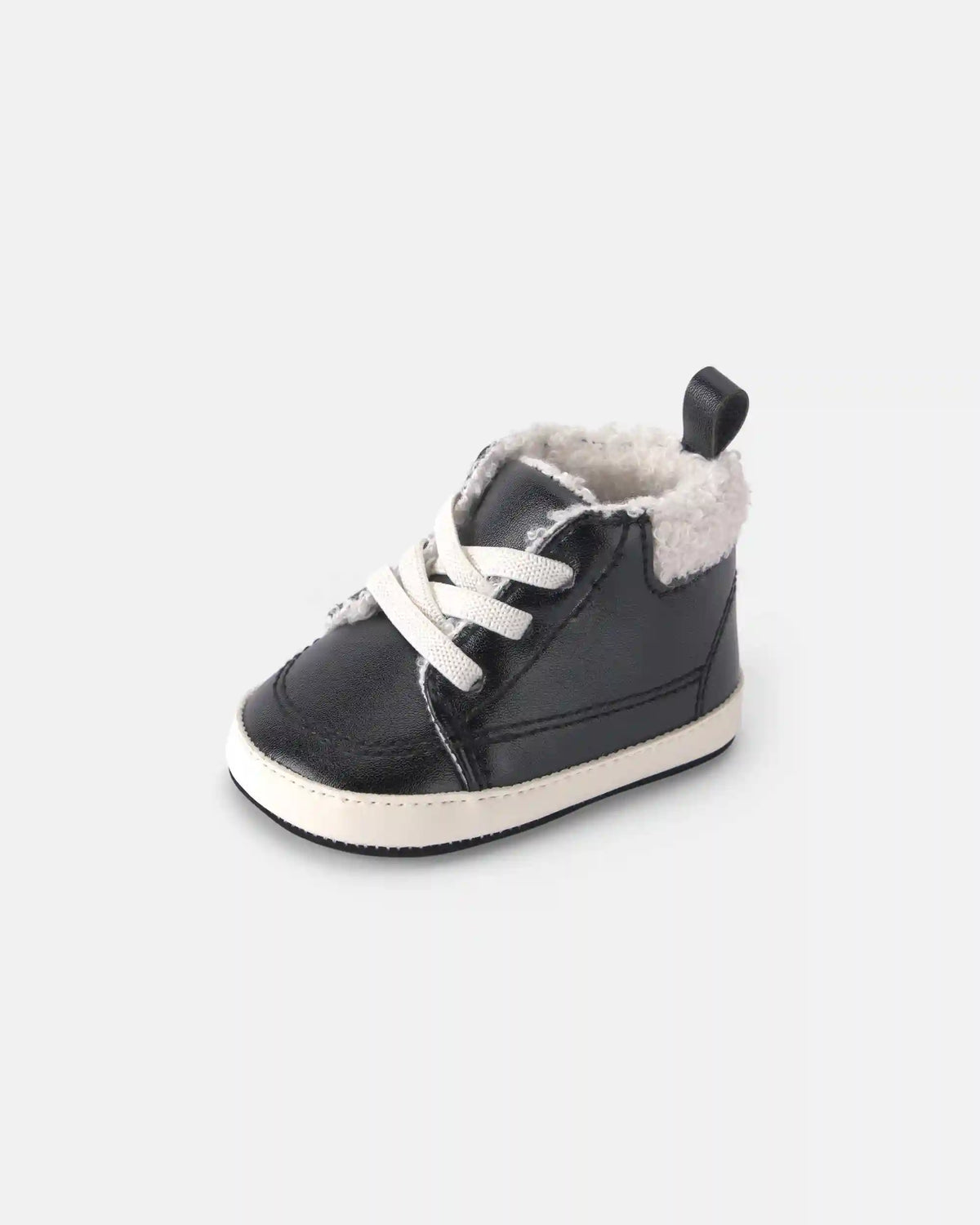 Baby Boy High Top Sneakers - Black