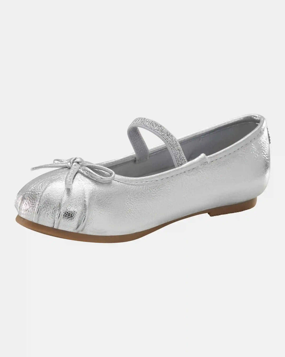 Toddler Ballet Slippers - Silver