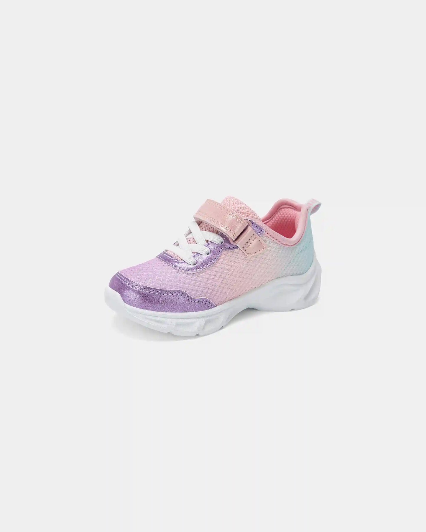 Toddler Girl Butterfly Floral Light-Up Athletic Shoes - Purple/Pink