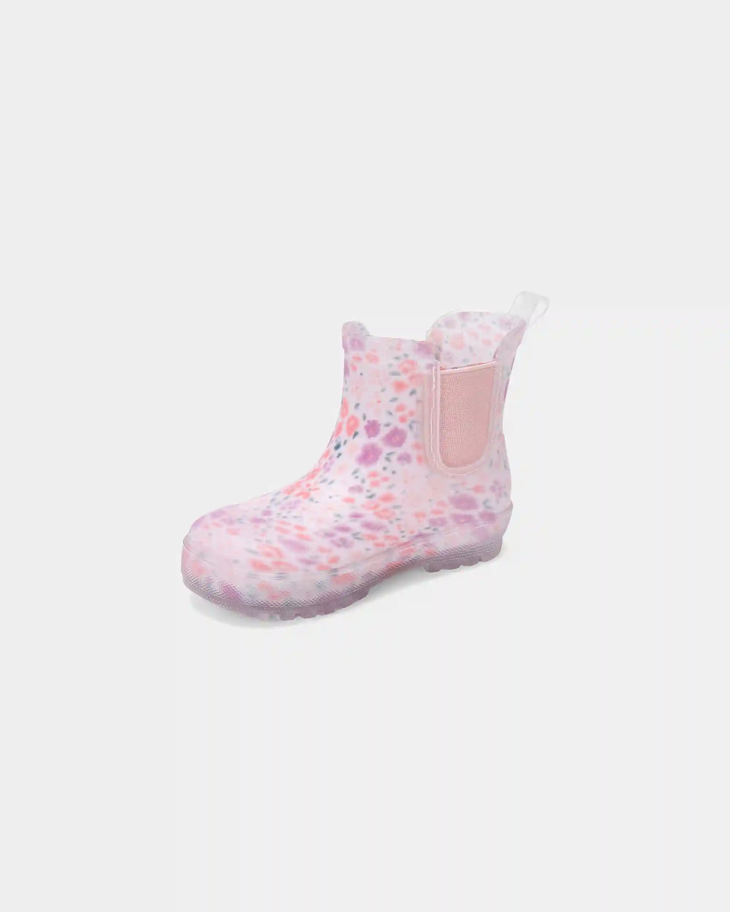 Toddler Girl Floral Rainboots - Pink/Purple