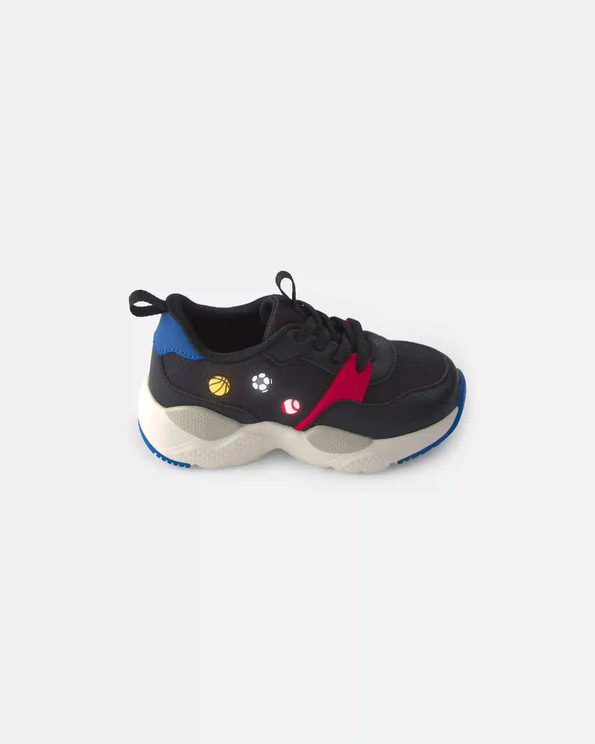 Toddler Boy Light-Up Sports Sneakers - Black