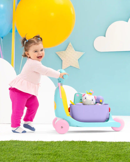 Zoo 3-in-1 Ride-On Toy - Unicorn