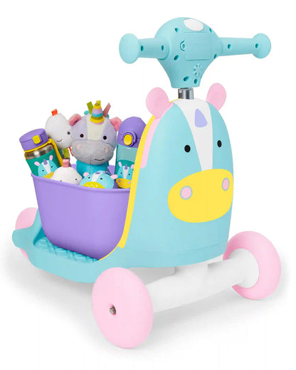 Zoo 3-in-1 Ride-On Toy - Unicorn