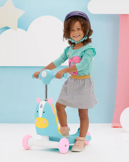 Zoo 3-in-1 Ride-On Toy - Unicorn