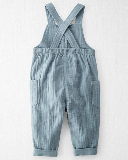 Baby Boy Organic Cotton Gauze Overall