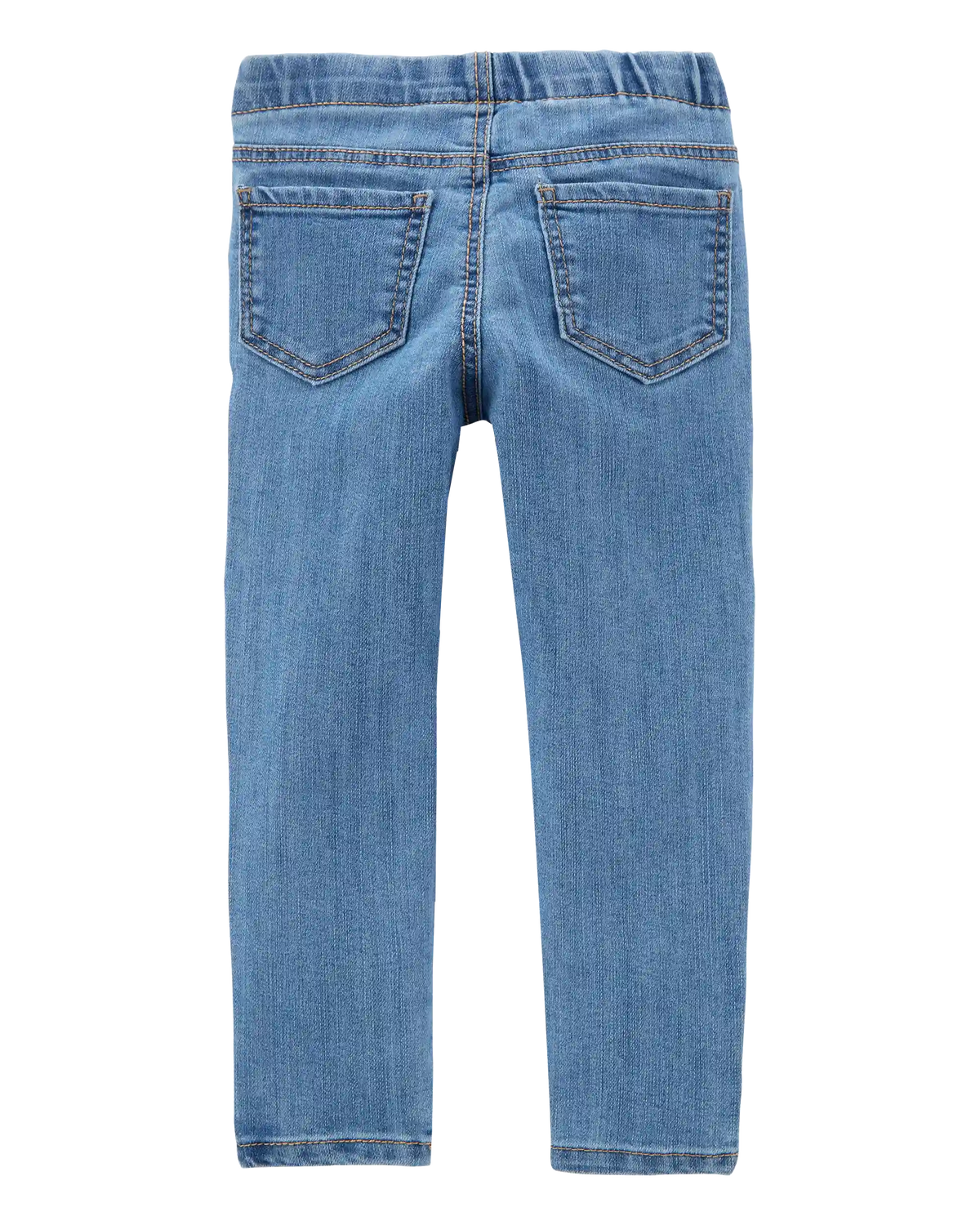 Baby Girl Medium Wash Elastic-Waist Jeggings