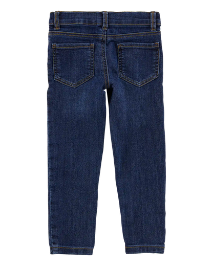 Baby Dark Blue Wash Skinny-Leg Jeans