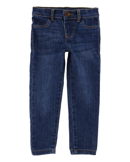 Baby Dark Blue Wash Skinny-Leg Jeans