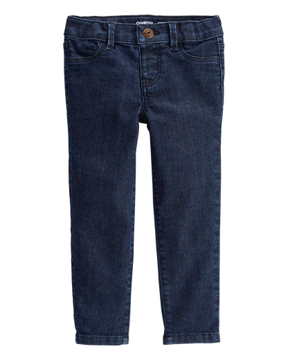 Baby Dark Blue Wash Skinny-Leg Jeans