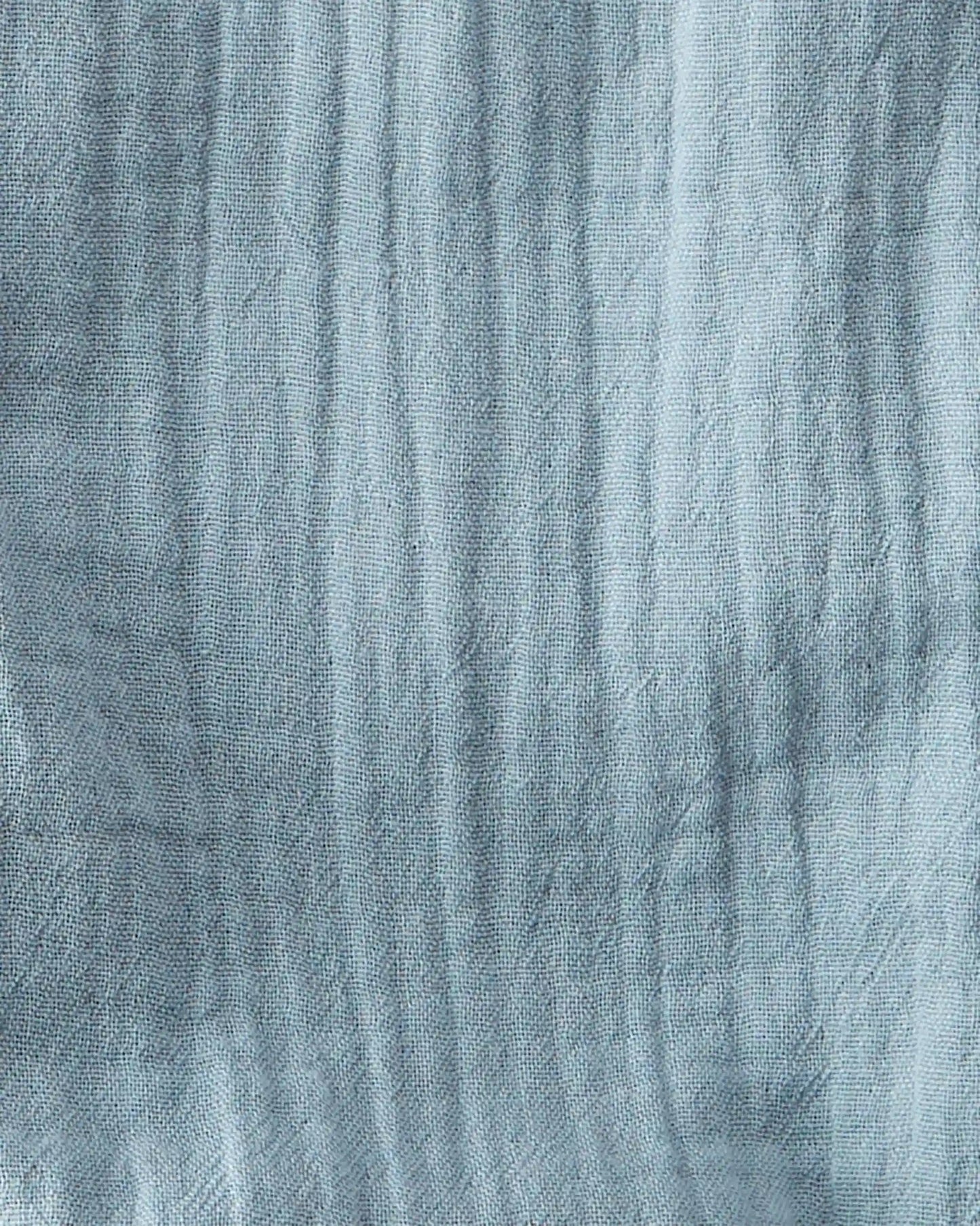 Baby Organic Cotton Gauze Overalls in Blue