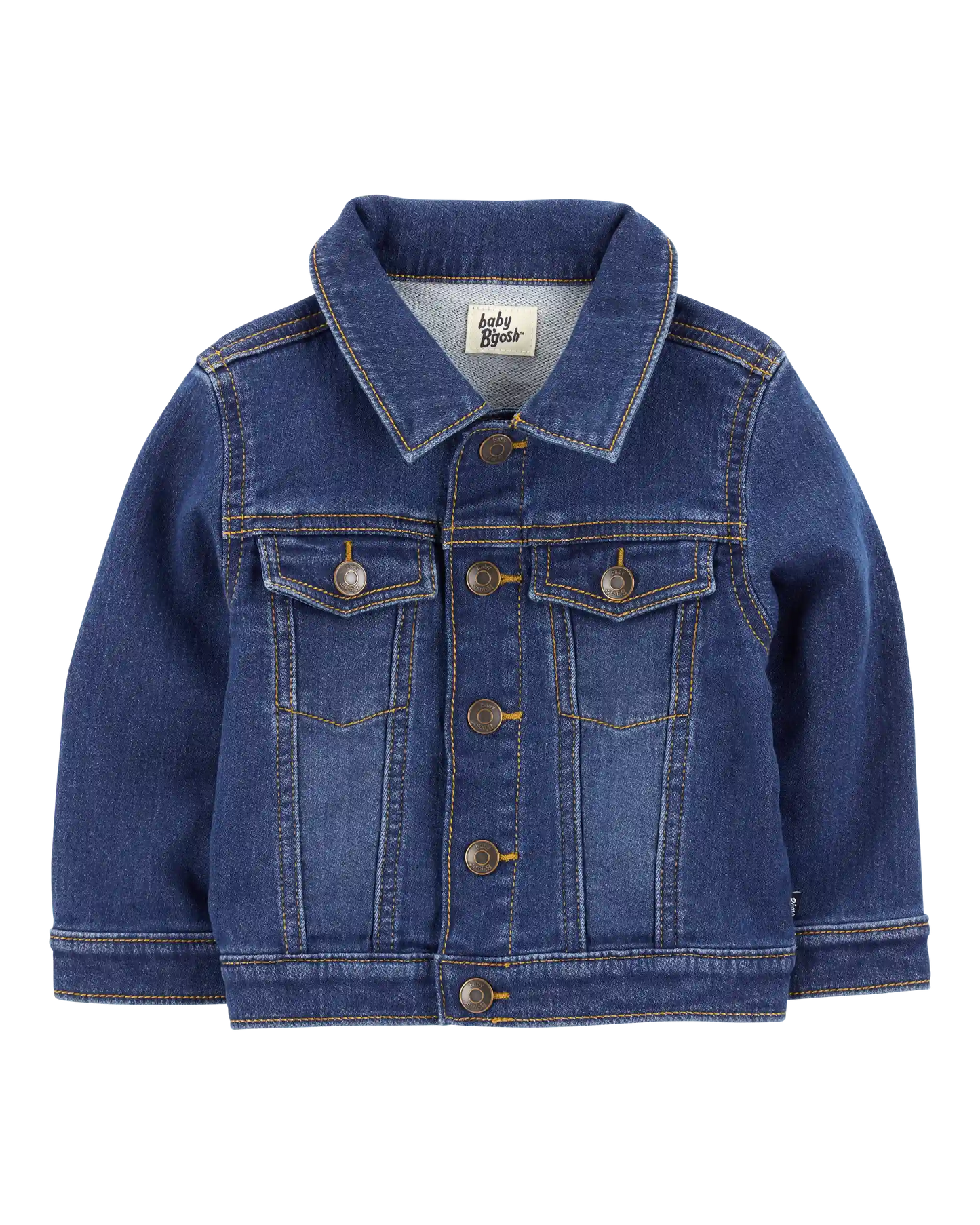 Baby Boy Knit-Like Denim Jacket - Dark Wash