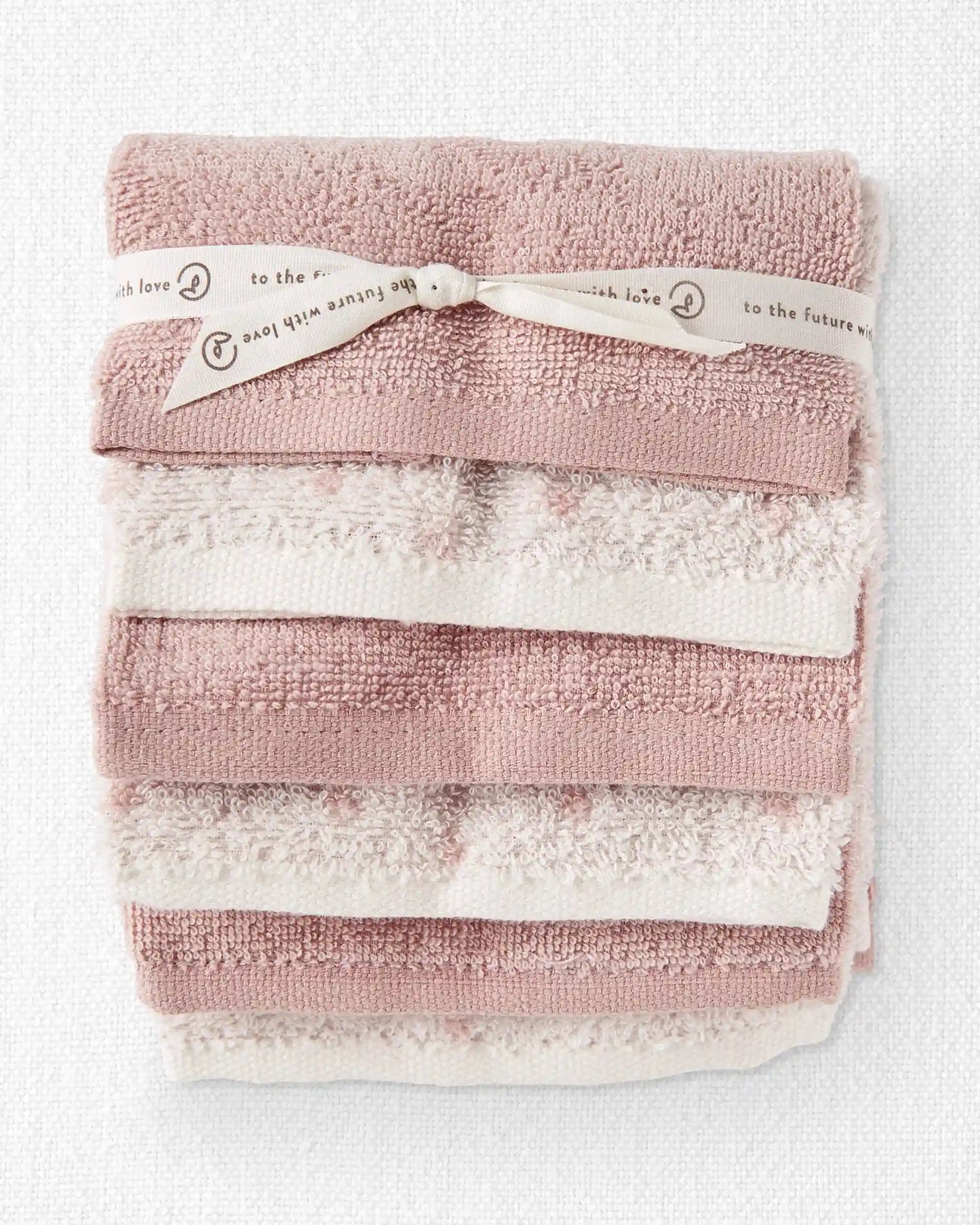 Baby Girl 6-Pack Organic Cotton Washcloths