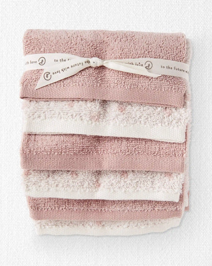 Baby Girl 6-Pack Organic Cotton Washcloths