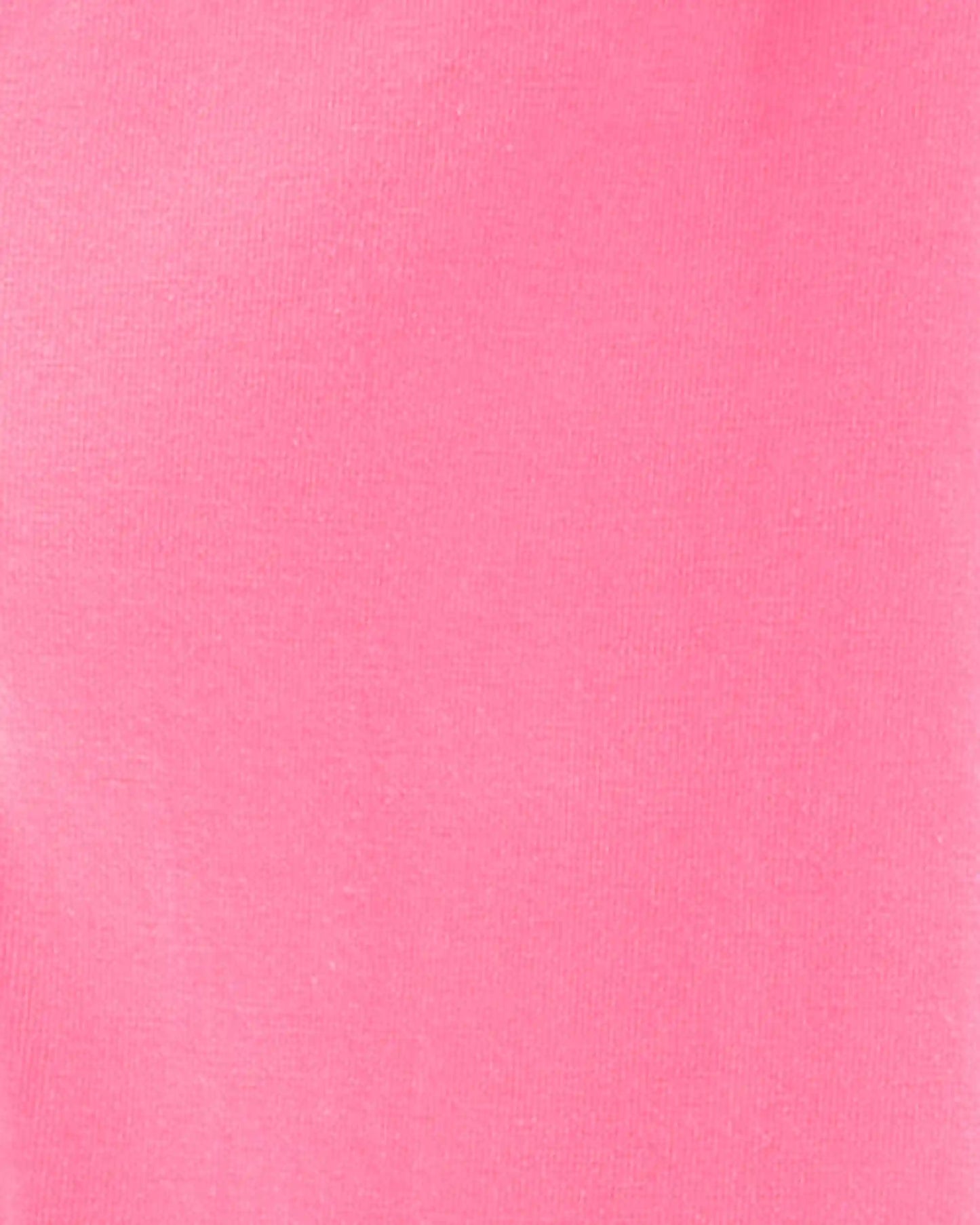 Baby Girl Cotton Stretch Leggings - Pink