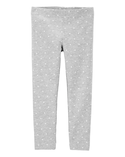 Baby Cotton Polka Dot Stretch Leggings