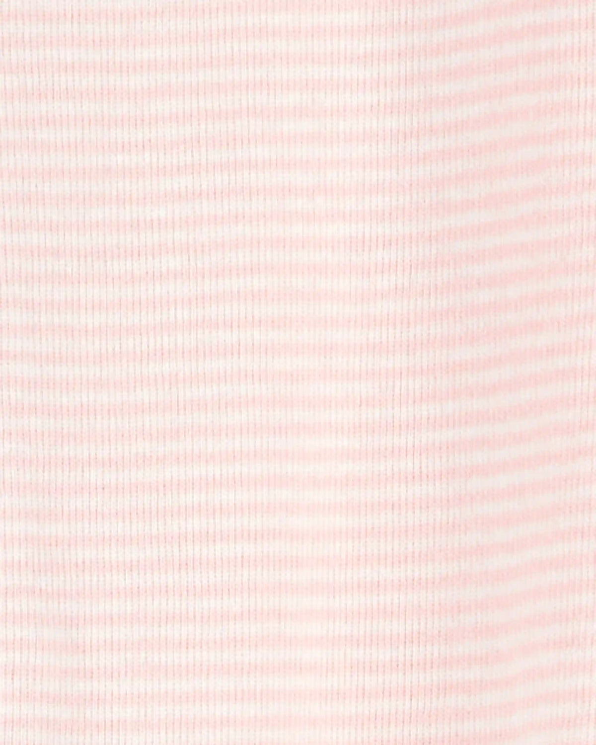 Baby Girl 2-Pack 2-Way Zip Cotton Sleep & Play Pajamas - White/Pink