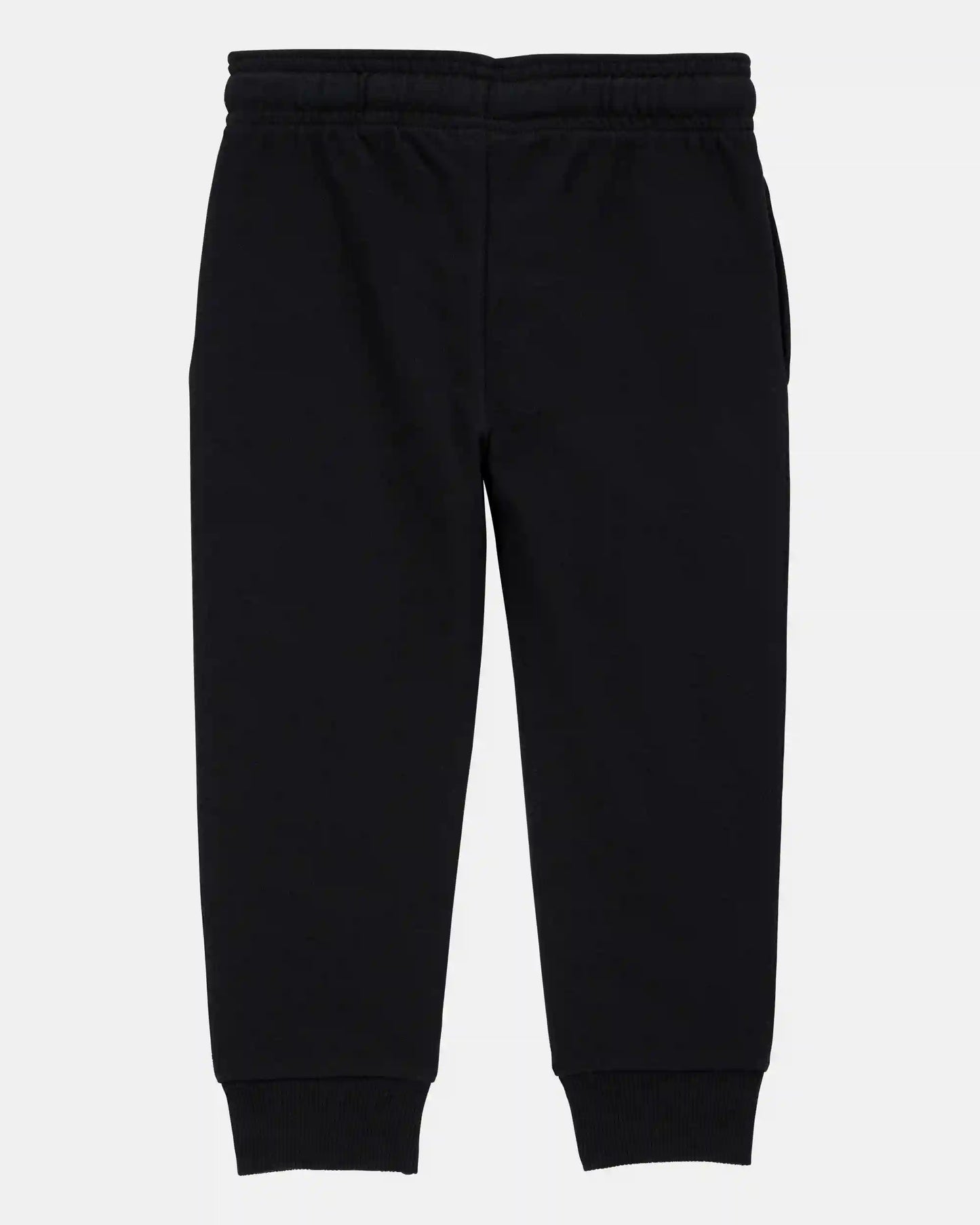 Baby Boy Pull-On Drawstring Joggers - Black