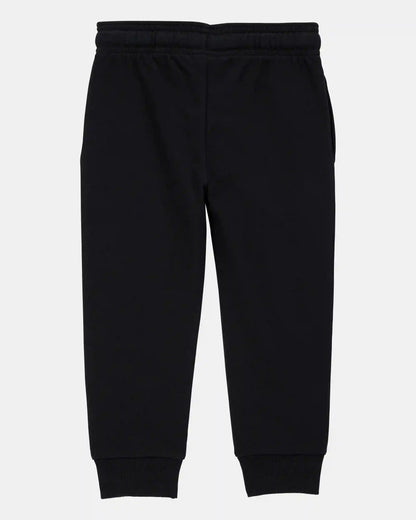 Baby Boy Pull-On Drawstring Joggers - Black