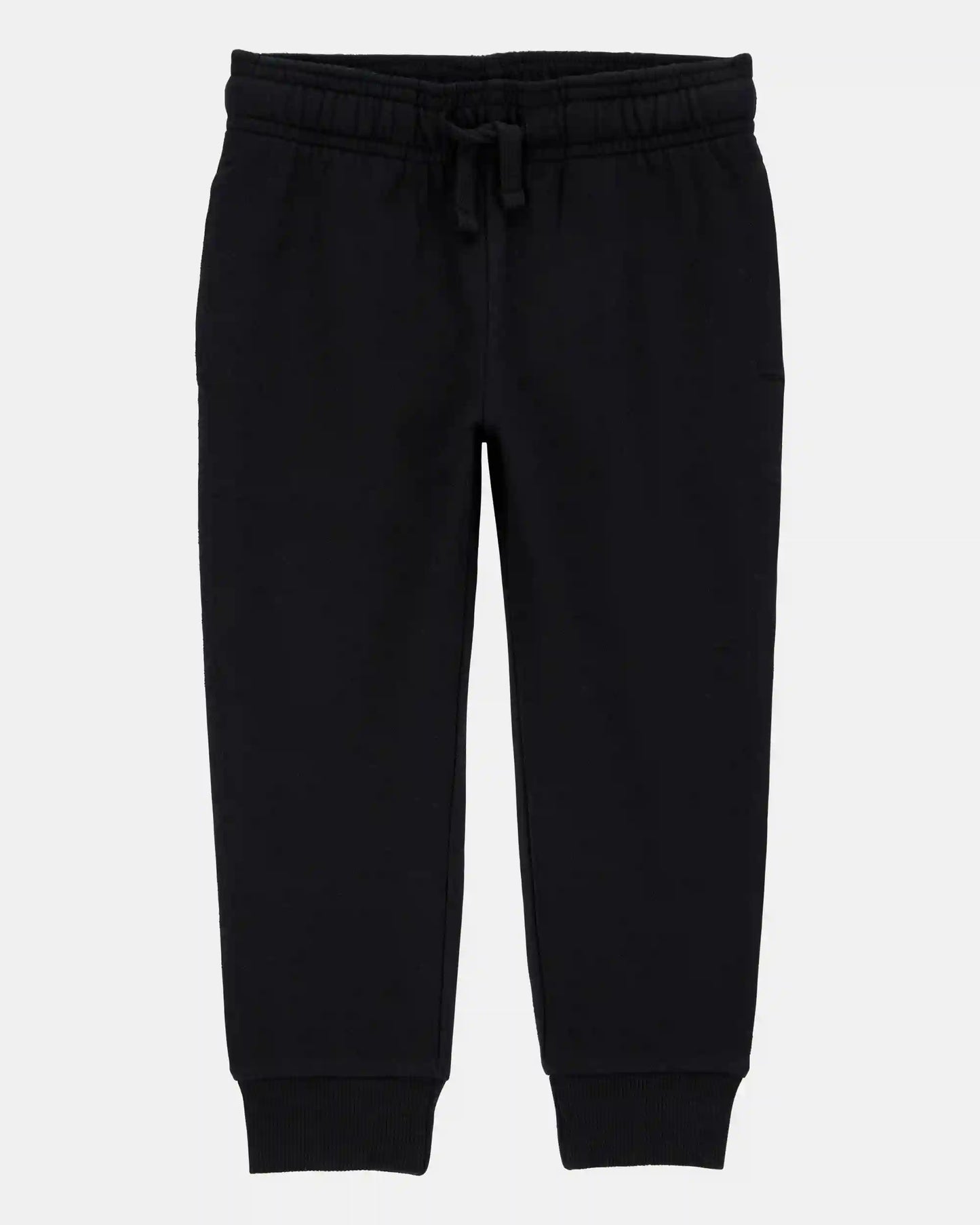 Baby Boy Pull-On Drawstring Joggers - Black