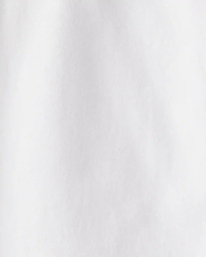 Baby Scalloped Collar Long-Sleeve Bodysuit - White