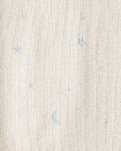 Baby Boy 4-Pack Dragon Star Print Cotton Long-Sleeve Multipack Bodysuits - Blue/White/Green