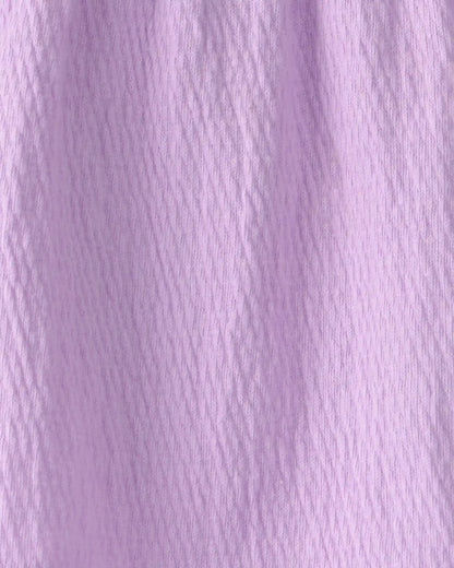 Baby Girl 3-Piece 'Mommy's Mini' Outfit Set - Purple/Grey