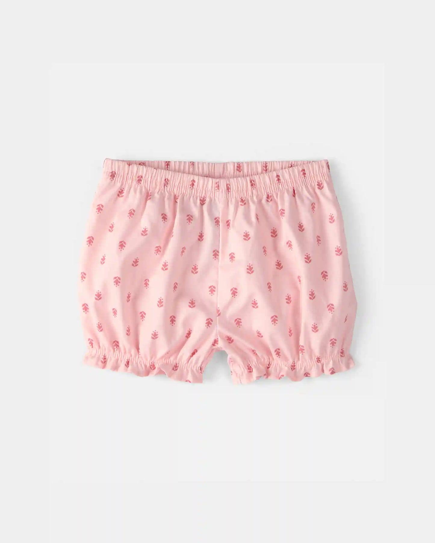 Baby Girl 3-Piece Flutter Sleeve Outfit Set - Pink