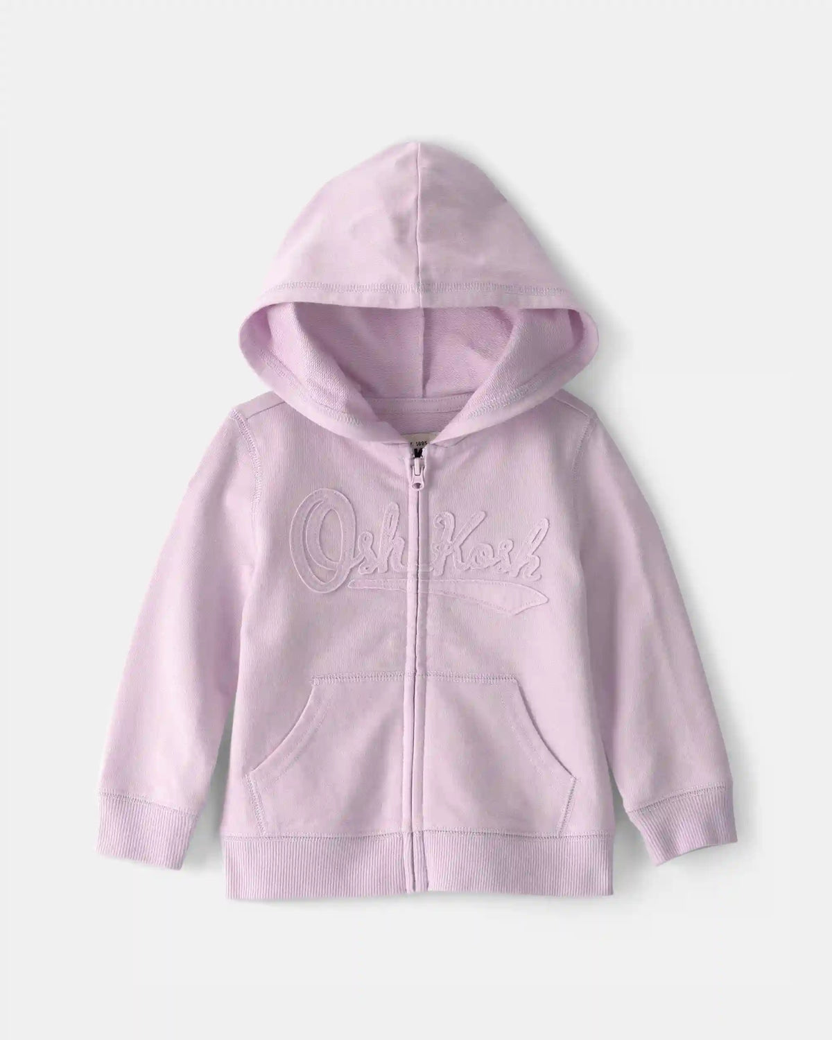 Baby Girl OshKosh Logo Zip-Up Hoodie - Purple