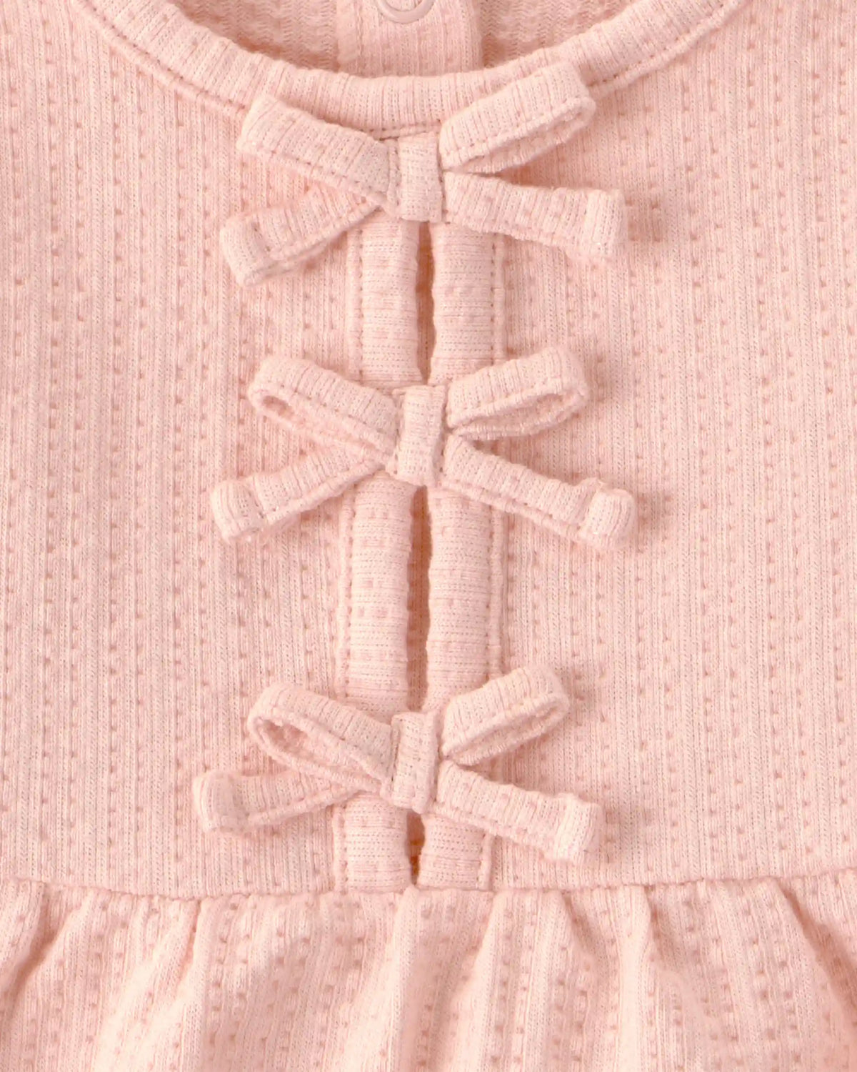 Baby Girl 3-Piece Floral Top, Bodysuit & Short Set - Pink/Cream