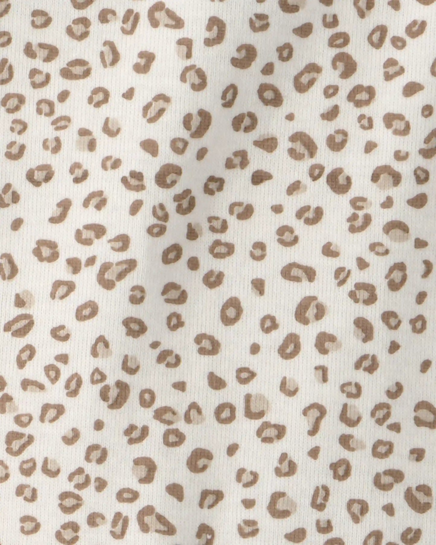 Baby Girl 3-Piece Cheetah Top, Bodysuit & Short Set - Khaki/Ivory